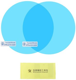 2 Pcs Auto Achteruitkijkspiegel Regendicht Film Anti-Fog Clear Beschermende Sticker Y4UA 90MM