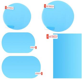 2 PCS Auto Achteruitkijkspiegel Waterdicht En Anti-mist Regen-proof Film Side Windows Glas Film 5 Maten met Cleanning Gereedschappen 100145mm