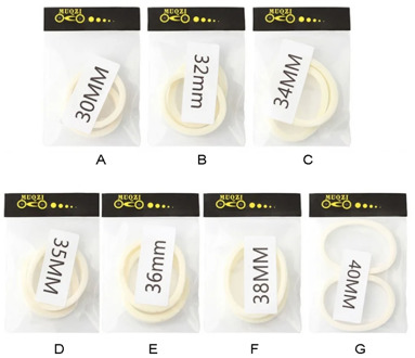 2 Pcs Bicycle Sponge Ring Oil Sealed Foam Bike Front Fork For Bike Cycling Accessories Avoid wear and increase life