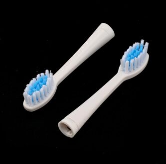 2 Pcs Draagbare Elektrische Opzetborstels Voor Seago SG-881 Elektrische Tandenborstel Zachte Nylon Haren