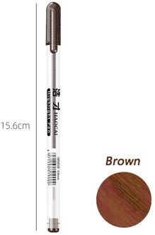 2 Pcs Feniores Metallic Marker Pennen Multicolor Permanente inkt Metallic Permanente Markers Pen Fade Slip Waterdichte Geurloos bruin