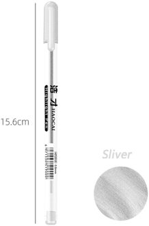 2 Pcs Feniores Metallic Marker Pennen Multicolor Permanente inkt Metallic Permanente Markers Pen Fade Slip Waterdichte Geurloos zilver