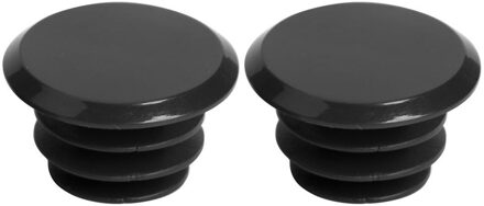 2 Pcs Fiets Stuur Bar End Pluggen Caps Fietsstuur Plug Plastic Weg Mountainbike Grips End Cap Covers Voor road Fiets zwart