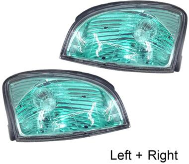 2 Pcs Fit Voor Lexus LX470 1998-2000 2001 2002 2003 2004 2005 2006 2007 Voorbumper Richtingaanwijzers hoek Licht Lamp groen