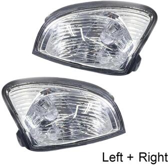 2 Pcs Fit Voor Lexus LX470 1998-2000 2001 2002 2003 2004 2005 2006 2007 Voorbumper Richtingaanwijzers hoek Licht Lamp wit