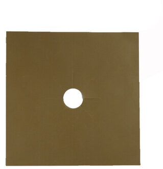 2 Pcs Gasfornuis Protectors Fire Verwondingen Bescherming Trivets Keuken Specialiteit Tool Herbruikbare Gasfornuisbrander Cover Liner Mat beige