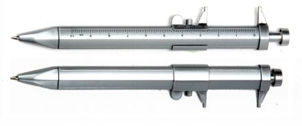 2 Pcs Gel Inkt Pen Schuifmaat 10Cm Metric Gauge Precisie Wijzerplaat Shock-Proof