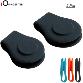 2 Pcs Golf Hat Clip Silicone Magnetic Ball Marker Holder Attach to Your Cap Pocket Edge Belt Clothes Gift