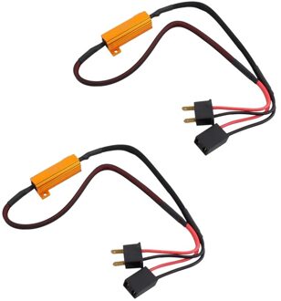 2 Pcs H7 Led Load Weerstanden Led Koplamp Lamp 6 Ohm Weerstand Auto Led Decoder