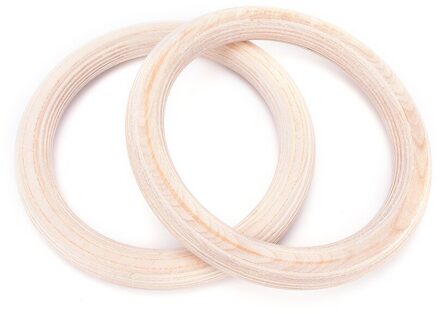 2 Pcs Houten Oefening Fitness Gymnastiek Ringen Gym Oefening Pull Ups Spier Ups 28 Cm