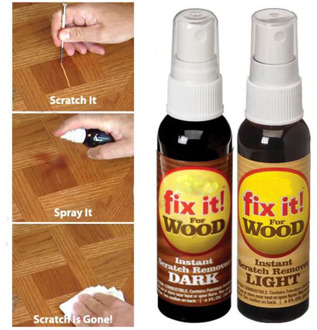 2 Pcs Instant Fix Wood Scratch Remover Repair Paint for Wooden Table Bed Floor Spray Type Furniture Repair Spray DTT88