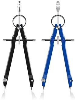 2 Pcs Kompas, Kompas Geometrie Set Met Slot, Wiskunde En Precisie Kompas, metalen En Duurzaam Voor Solide En Vliegtuig Precisie Tool,