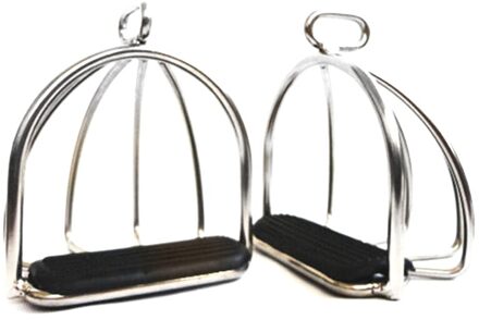 2 Pcs Kooi Paardrijden Stijgbeugels Staal Paard Zadel Anti-Skid Paard Pedaal Paardensport Veiligheid Apparatuur