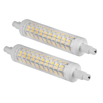 2 Pcs Leshp 120Led 10W 1100Lm R7S 118Mm Dimbare 100-265V 3000K Warm Wit Dubbele ended Halogeen Lampen Vervanging