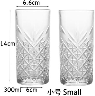 2 Pcs Longdrinkglas Bril Bar Collins Tumbler Voor Water, Sap, Bier, En Cocktail Set Van 2 300ml reeks of 2