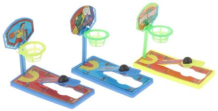2 Pcs Mini Pocket Vinger Basketbal Desktop Shooting Machine Anti-Stress Decompressie Kinderen Speelgoed Ouder-kind Interactieve Spelletjes