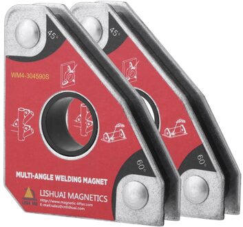 2 pcs Multi-hoek 30/60/45/90 Lassen Magneten Houders Solderen Gereedschap Voor Elektrische Lassen iron Zuig Holding Manual Gereedschap