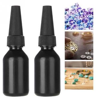 2 pcs Pro Liquid UV Lijm voor Sieraden Crystal Craft Metaal Glas Strass DIY Vloeibare Lijm sneldrogende Horloge reparatie Tool Kits