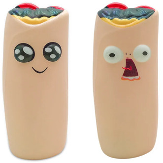 2 PCS/Set Jumbo Kawaii Throw Throw Burrito Squishy Doll Slow Rising Stress Relief Squeeze Toys for Baby Kids Xmas Gift 13*5.5 CM