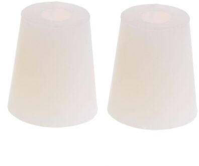 2 Pcs Silicone Rubber Plug Stopper Met Gat Luchtsluis Waskolf Valve Wijn Brew Blauw