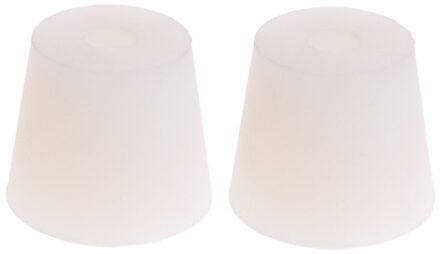 2 Pcs Silicone Rubber Plug Stopper Met Gat Luchtsluis Waskolf Valve Wijn Brew Licht Groen