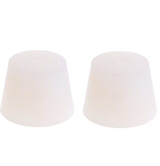 2 Pcs Silicone Rubber Plug Stopper Met Gat Luchtsluis Waskolf Valve Wijn Brew Roze