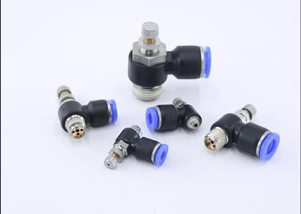 2 Pcs Snelkoppeling Speed Reguleren Schakelaar Regelklep Gasklep SL6-M5 SL6-01 SL6-02 SL6-03 SL6-04 SL8-02