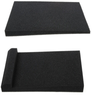 2 Pcs Sponge Studio Monitor Speaker Acoustic Isolation Foam Isolator Pads R9JF