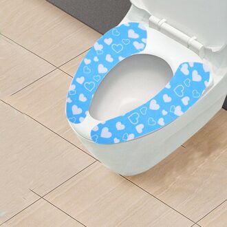 2 Pcs Sticky Seat Cover Mat Zachte Wc Pasta Toilet Seat Cover Pad Waterdicht Wasbaar Badkamer Warmer Deksel Pad Closestool