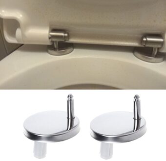 2 Pcs Top Fix WC Toiletbril Scharnieren Fittings Quick Release Scharnier Schroef