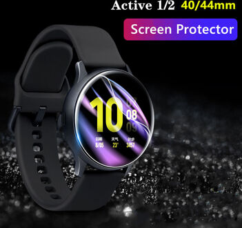 2 Pcs Volledige Film Voor Samsung Galaxy Horloge Actieve 2 Screen Protector 3D Ultra-Dunne Horloge Active2 44 Mm 40 Mm Accessoires Active 2 40mm