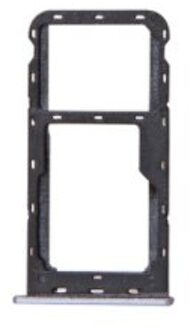 2/Pcs Voor Huawei Honor 5C Pro Sim Card Holder Slot Tray Vervanging Adapters zilver