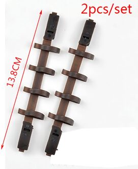 2 Pcs Waterval Gevlochten Schepper Plastic Styling Gereedschap Black Hair Braid Maker koffie