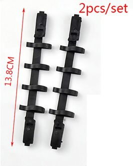 2 Pcs Waterval Gevlochten Schepper Plastic Styling Gereedschap Black Hair Braid Maker zwart