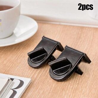 2 Pcs Window Sloten Anti-Diefstal Voor Kind Veiligheid Schuifdeur Kasten Kelder NIN668 zwart