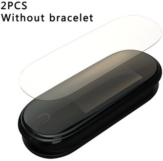2 Pec Screen Protector Mi Band Film Hd Soft Tpu Beschermende Film Voor Mi Band 3/4/5