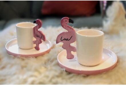 2 Persoonlijkheid Flamingo Cup Pad/2 Pcs Flamingo Vormige Cup Pad