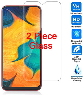 2 Piece Screen Protector for Samsung A50 A30 A10 M10 M20 Tempered Glass 9H Phone Film for Galaxy A70 A40 A20 M30 C5 C7 C8 C9 Pro