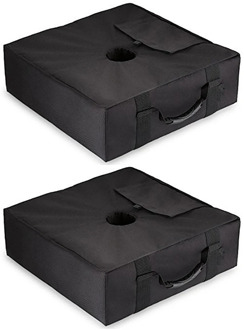 2 Pieces of Cantilever Umbrella Square Base Sandbag, Counterweight Bag Sandbag Suitable for Tent Patio