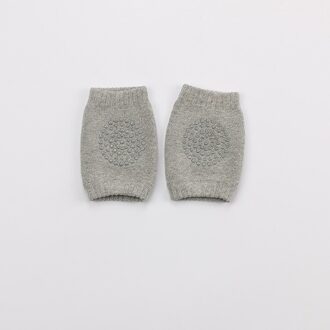 2 Pieces/Pair Veiligheid Katoenen Baby Kniebeschermers Kruipen Protector Kids Knieschijven Kinderen Korte Kneepad Baby Beenwarmers Grijs