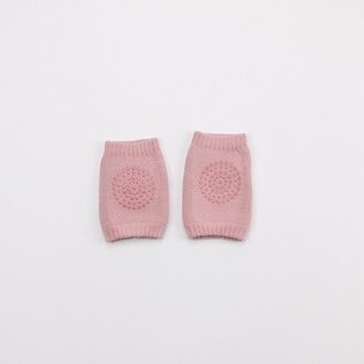 2 Pieces/Pair Veiligheid Katoenen Baby Kniebeschermers Kruipen Protector Kids Knieschijven Kinderen Korte Kneepad Baby Beenwarmers Roze