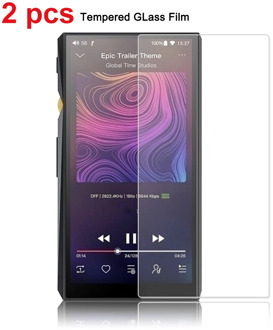 2 Pieces Scratch-Proof Front Screen Tempered Film for FiiO M11 / m11 pro