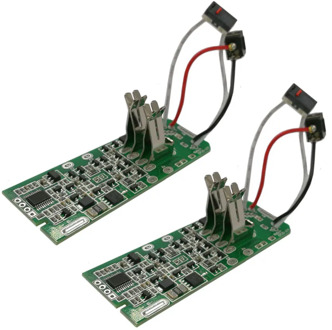 2 Pieces V6 Li-ion Battery Charging Protection Circuit Board PCB for Dyson V6 V7 21.6V DC58 DC62 DC63 DC72 Vacuum Cleaner