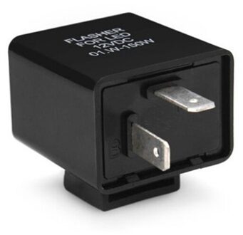 2 Pin Auto Motorfiets Led Flasher Relais 12V Universele Elektronische Verstelbare Freauency Led Richtingaanwijzer Blinker Flasher Relais