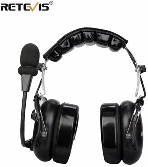 2 Pin Binaural Noise Reduction Aviation Headphone Walkie Talkie Headset Headphone For Kenwood For Baofeng UV-5R For Retevis