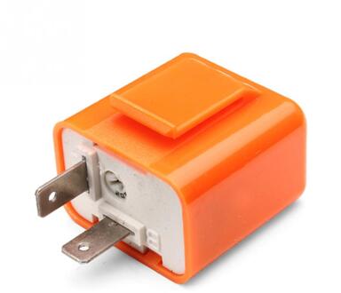 2-Pin Speed Verstelbare Led Smd Flasher Relais Fix Motorfiets Richtingaanwijzer Hyper Waterdicht Relais Automatische Bescherming