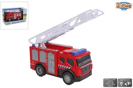 2-Play brandweer tankauto 14cm rood