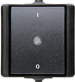 2-poligeschakelaar Proaqa Zwart