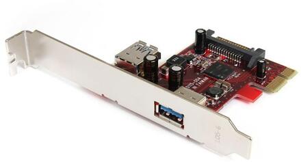 2-poorts (1x intern) USB 3.0 PCI