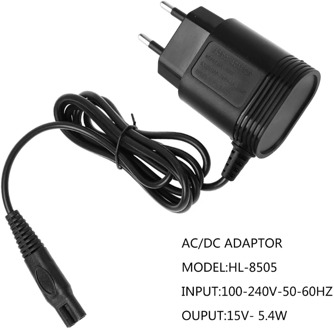 2-Prong Charger EU Plug Power Adapter for PHILIPS Shavers HQ8505/6070/6075/6090